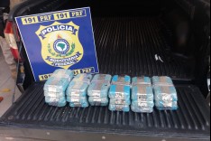 PRF de João Monlevade faz grande apreensão de pasta base de cocaína